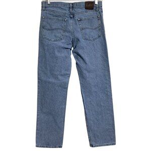 Lee Mens Regular Fit Jeans W 33 Blue Denim Cotton Made In Mexico